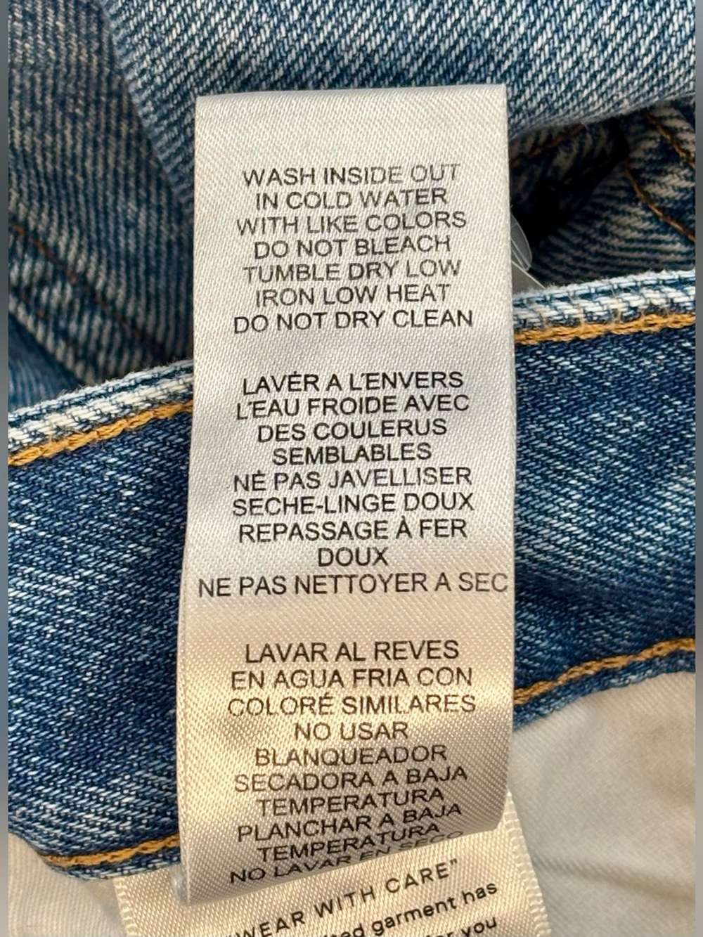 Good American The Khloé Jean Womens Size 6/28 High Rise Distressed - Picture 10 of 11